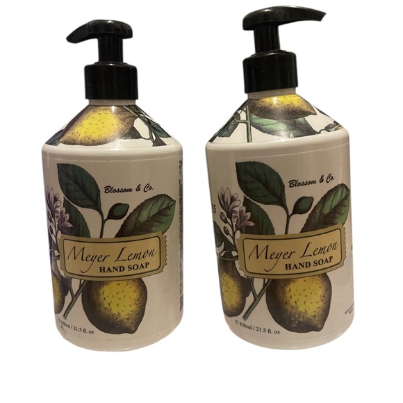 Blossom & Co Meyer Lemon Hand Soap 2-Pack | 21.5 oz Each | Refreshing Citrus - Picture 1 of 1